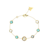 Brazalete Guess para Dama  PETRA color dorado